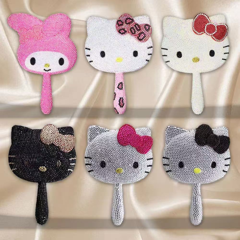 Hello Kitty rhinestone hand mirror collection wholesale